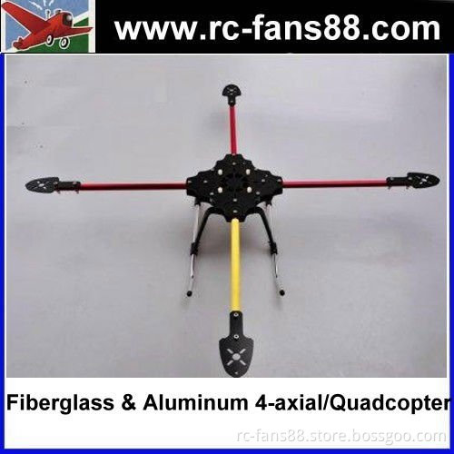 S600-4 Fiberglass & Aluminum 4-axial RC Quadcopter DIY Frame